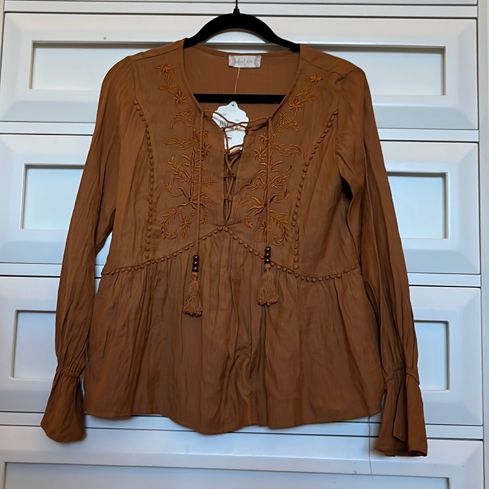 NWT ALTARD STATE BURT ORANGE TOP